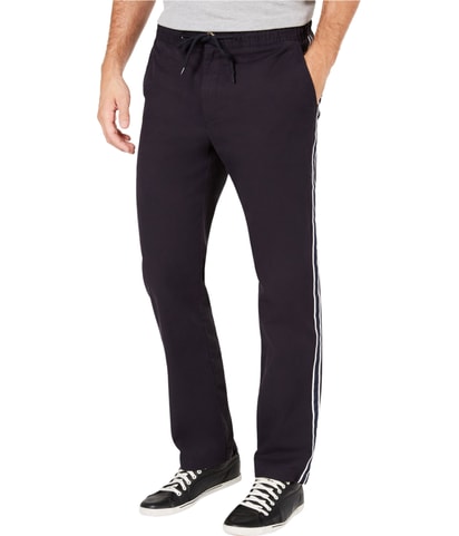 Striped Straight Leg Casual Pants
