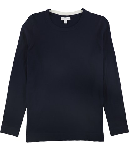 Contrast-Trim Pullover Sweater