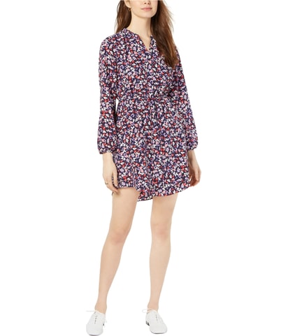 Floral Print A-line Dress