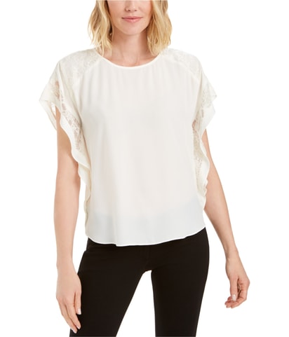 Lace Trim Shell Blouse