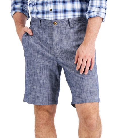 Chambray Casual Walking Shorts