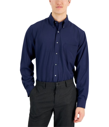 Regular Fit Traveler Button Down Dress Shirt