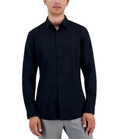 Solid Button Up Shirt