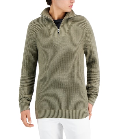 Ribbed Collar Knit Sweater