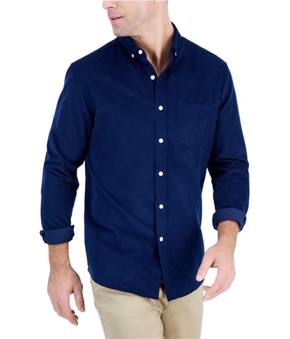 Stretch Corduroy Button Up Shirt