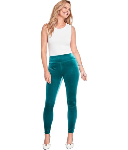 Velvet Tapered Leggings Casual Pants
