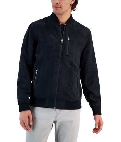 Perforated Bomber Jacket