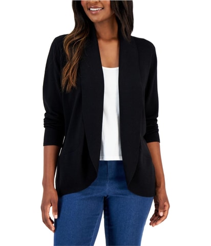 Solid Cardigan Sweater
