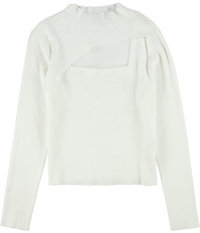 Front Cutout Knit Sweater