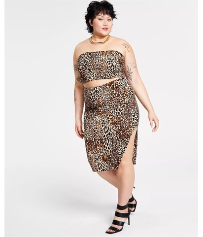 Leopard Print Tube Top
