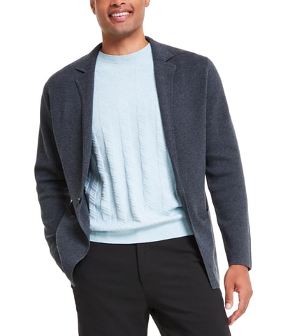 Regular Fit Blazer Cardigan Sweater
