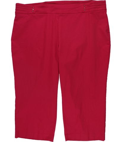 Riveted Capris Straight Leg Cropped Dress Pants