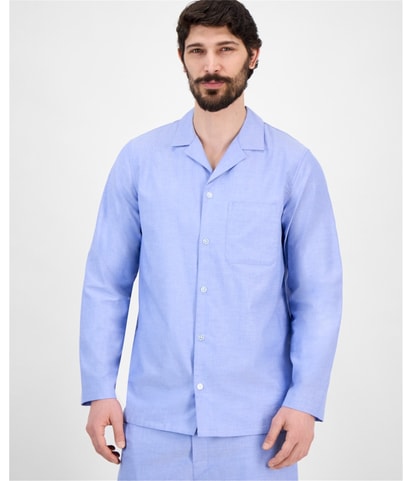 Oxford Button Down Pajama Tops