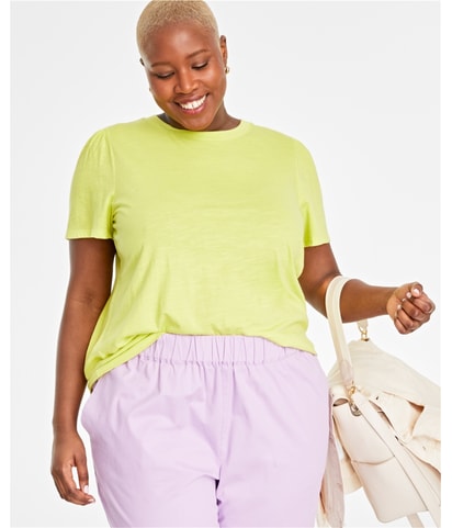 Patterned Basic T-Shirt