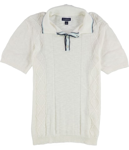 Textured Front Polo Shirt