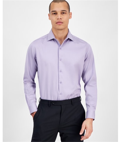 Spread Collar Button Up Shirt