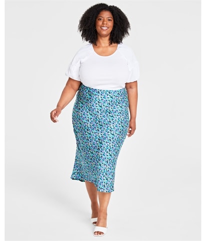 Floral Slip A-line Skirt