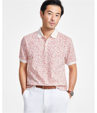 Floral Pique Polo Shirt