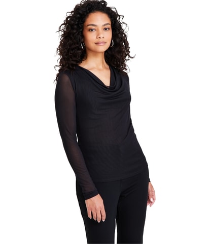 Cowlneck Knit Blouse