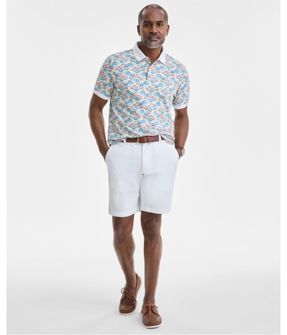 Hale Floral Pique Polo Shirt