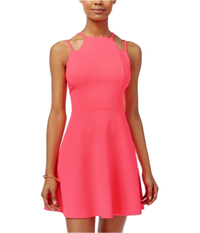 Quilted A-line Dress