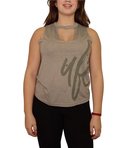 Cut Out Neck Tank Top