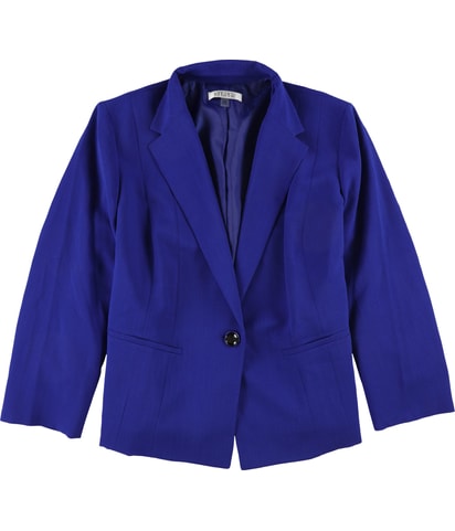 Crepe One Button Blazer Jacket