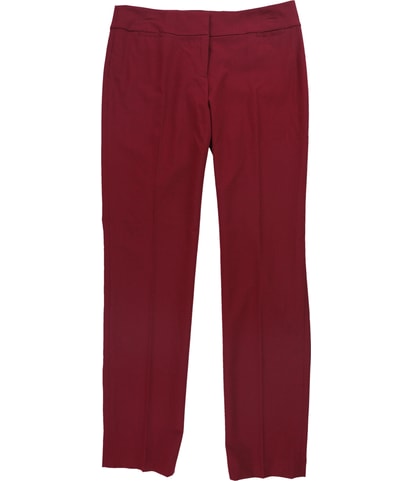 Solid Straight Leg Dress Pants