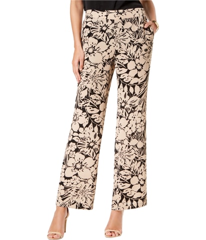 Floral Wide Leg Casual Pants