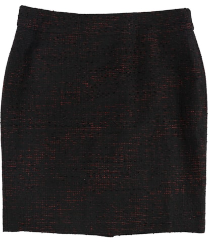 2-Tone Textured Pencil Skirt