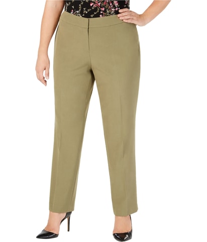 Stretch Straight Leg Casual Pants