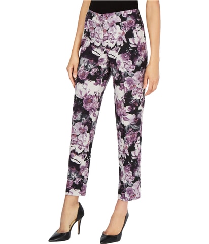 Crepe Straight Leg Casual Pants