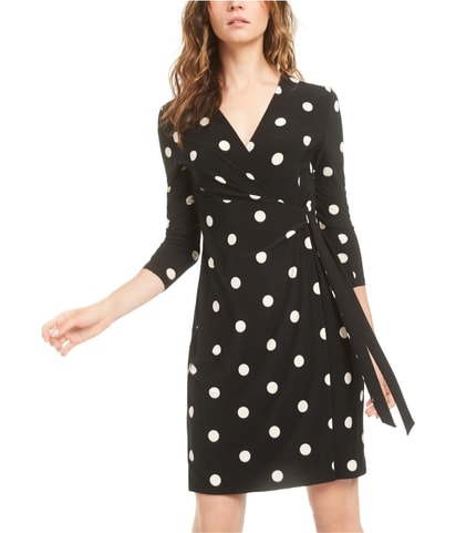 Polka Dot Wrap Dress