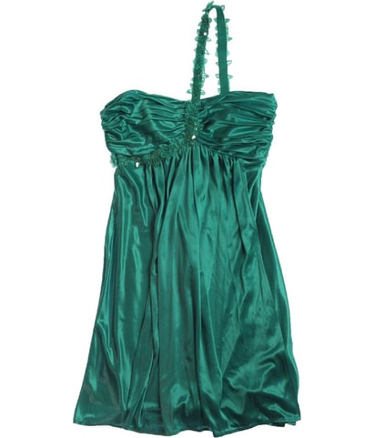 Strap Lined Formal One Shoulder Dress