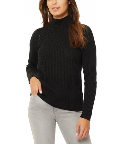 Directional Stitch Pullover Sweater