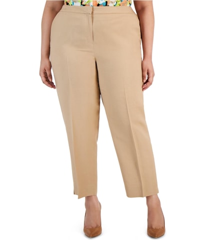 Stretch Straight Leg Casual Pants