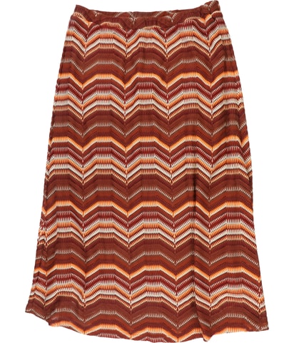 Chevron Midi Skirt