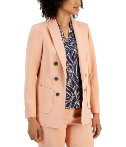 Faux Double Breasted Blazer Jacket