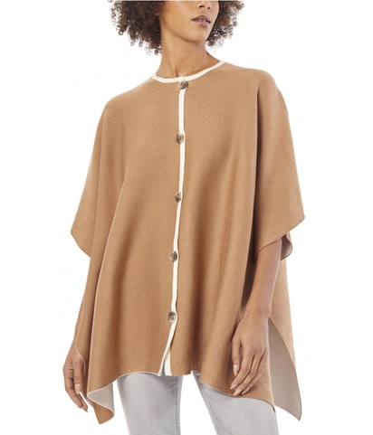 Side Vent Poncho Sweater