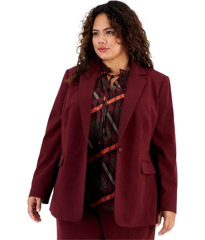 Solid Blazer Jacket