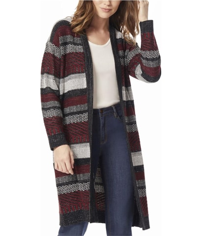 Multi Stitch Lurex Cardigan Sweater