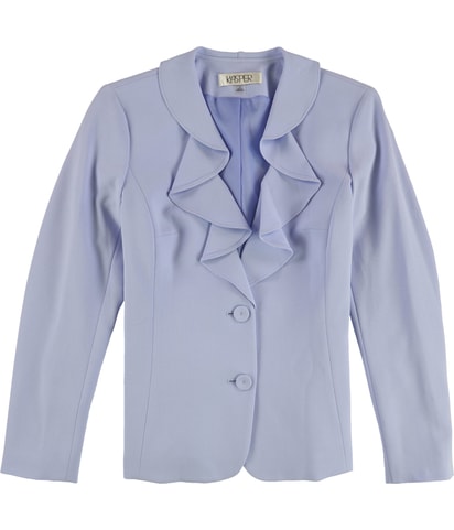 Ruffled Two Button Blazer Jacket