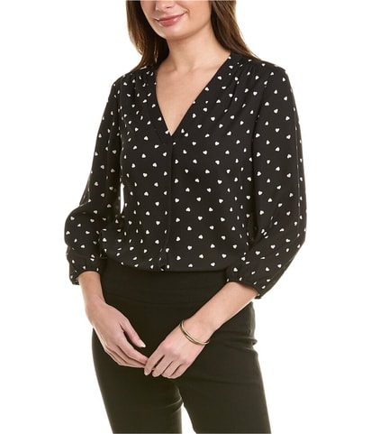 Patteterned Tunic Blouse