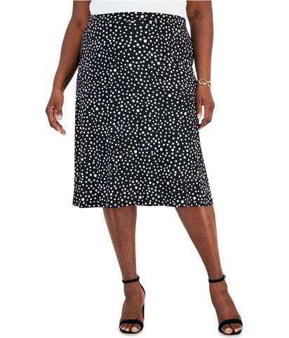 Polka Dot Midi Skirt