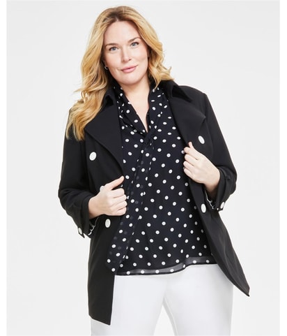 Button Trench Coat