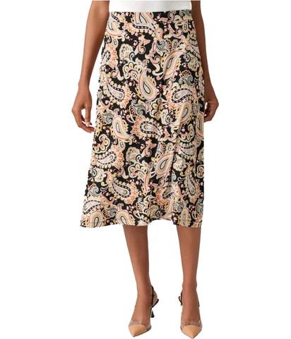Printed Midi Skirt