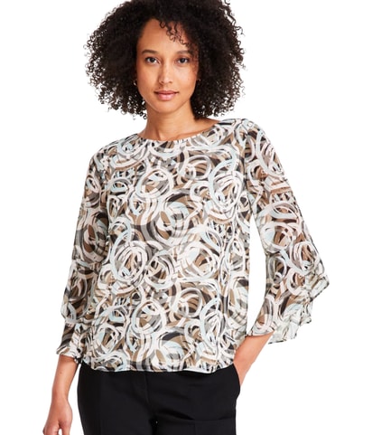 Printed Tunic Blouse