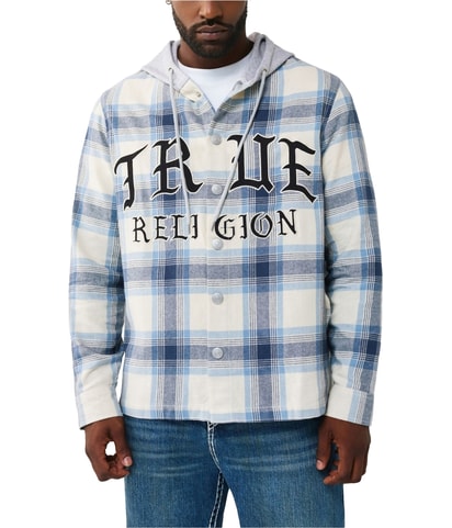 Flannel Hoodie Sweatshirt