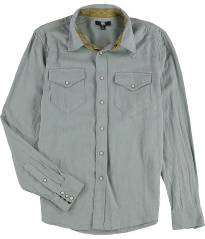 Textured Button Up Shirt