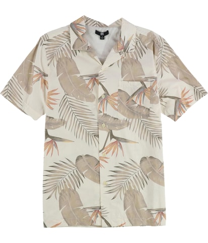 Tropical Woven Button Up Shirt
